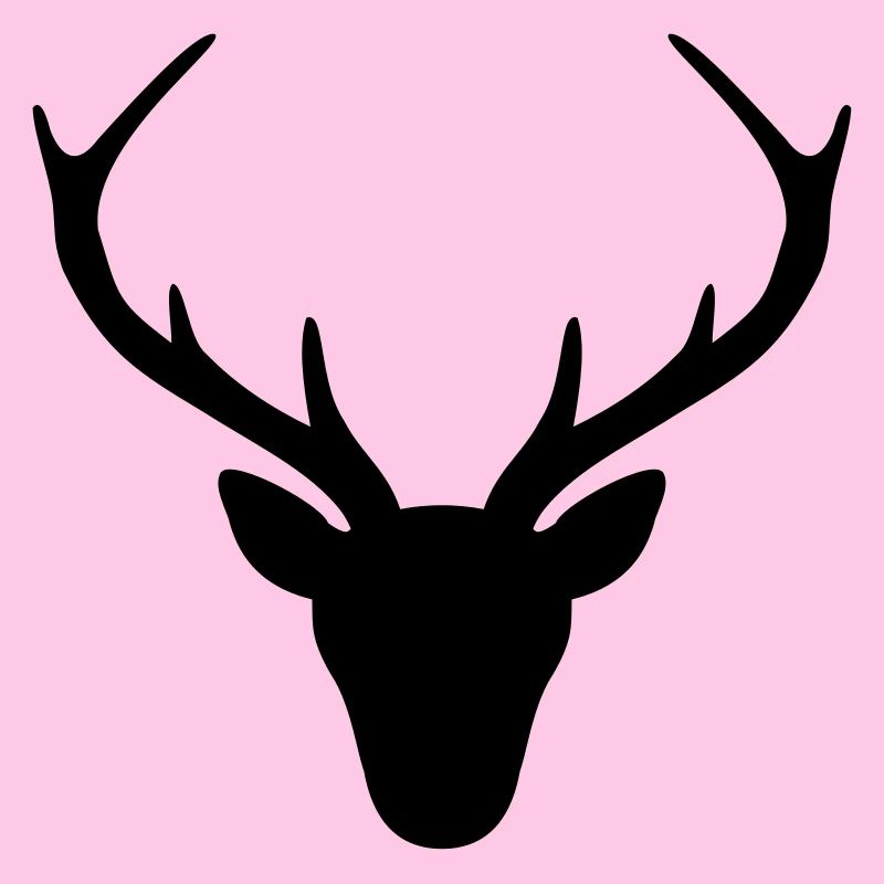 Hirsch Geweih Silhouette Jagd Jäger Geschenk