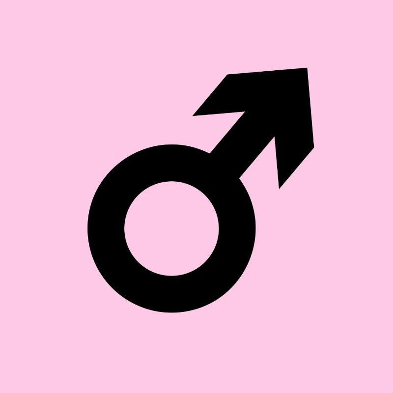 Symbole de Mars Masculinité