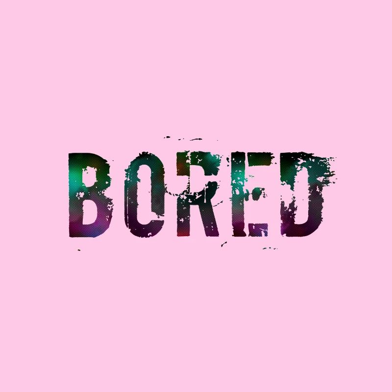 Bored Color Explosion Graffiti Texte