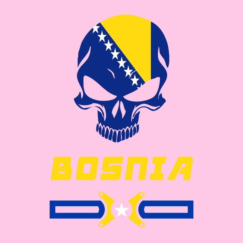 Conception / cadeau de crâne de Bosnie