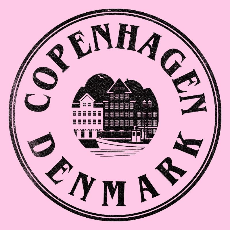 Copenhague, Danemark – Emblème du front de mer