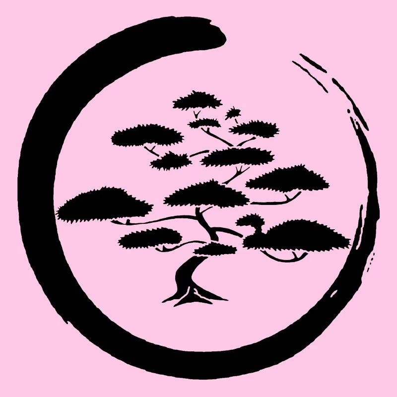 Schwarzer japanischer Baum
