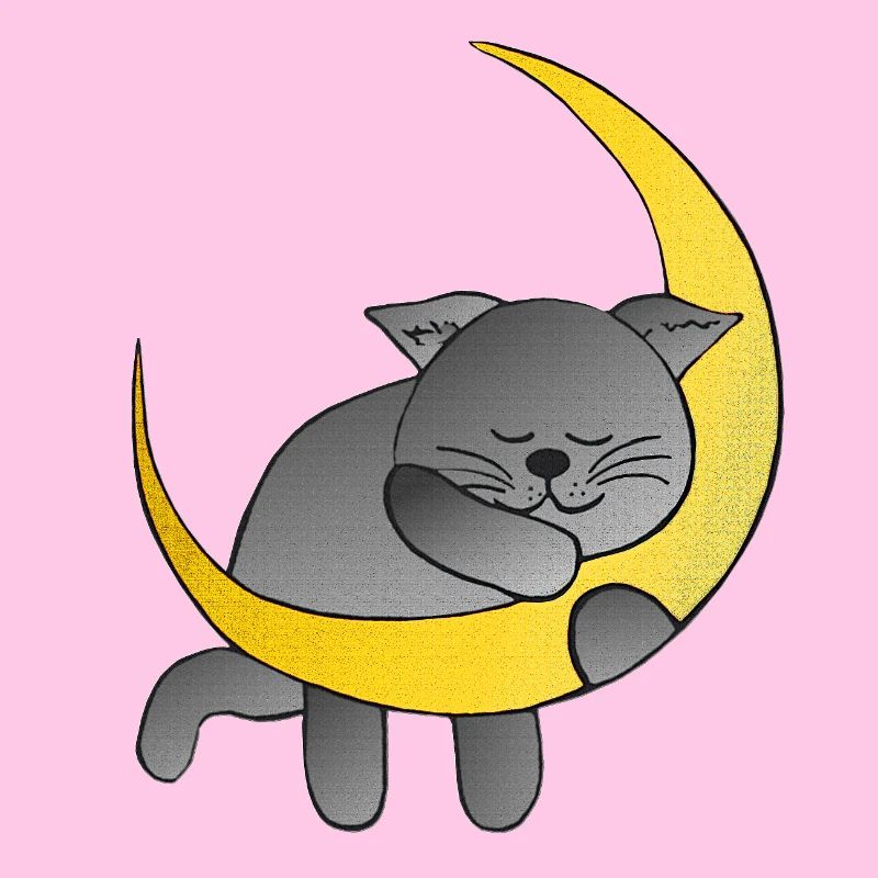 Monde, Katzen design, schlafend