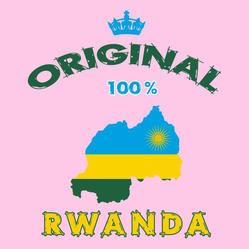 Design original 100 % drapeau du Rwanda