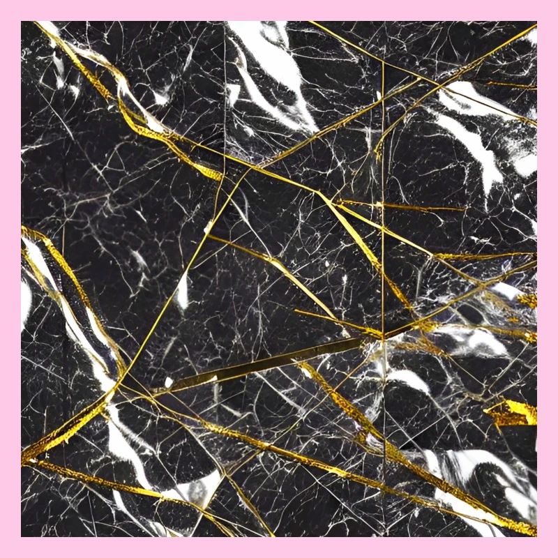 Marmor Schwarz Gold Marmorimitat