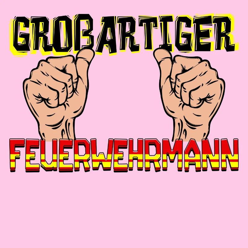 Lebensretter Feuerwehr Statement Feuerwehrmann