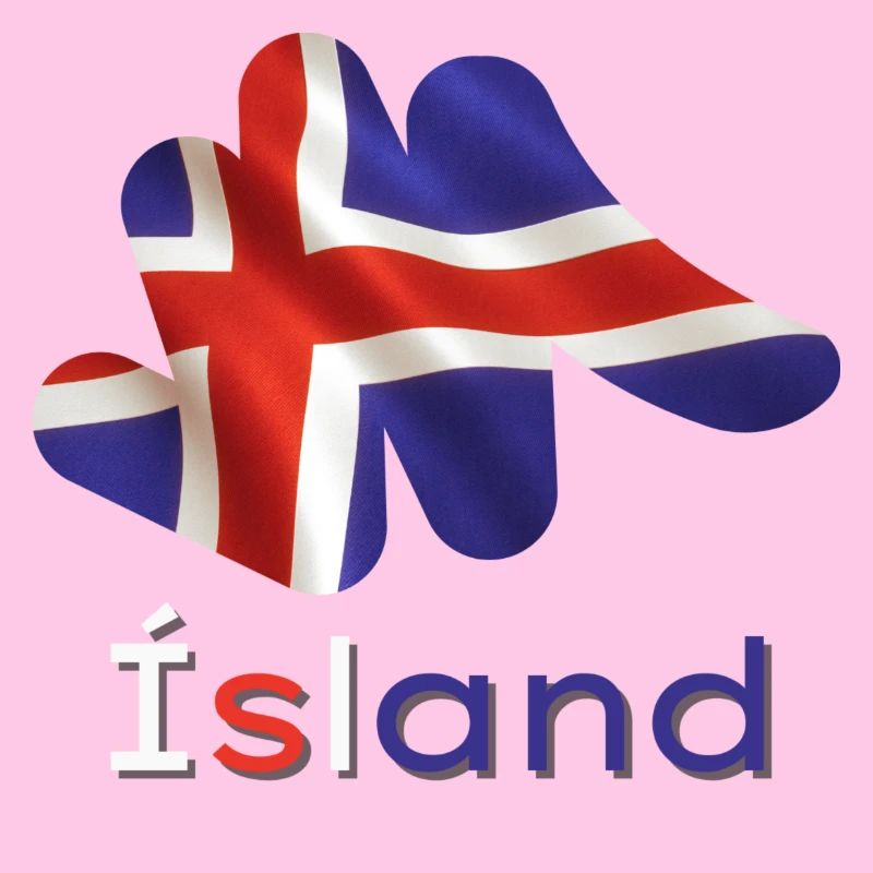 Flagge Ísland