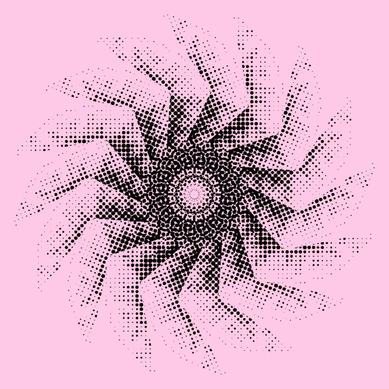 dotted shape gyroscopic polygon pinwheel 16er