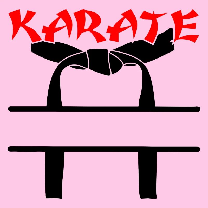 Black belt karate