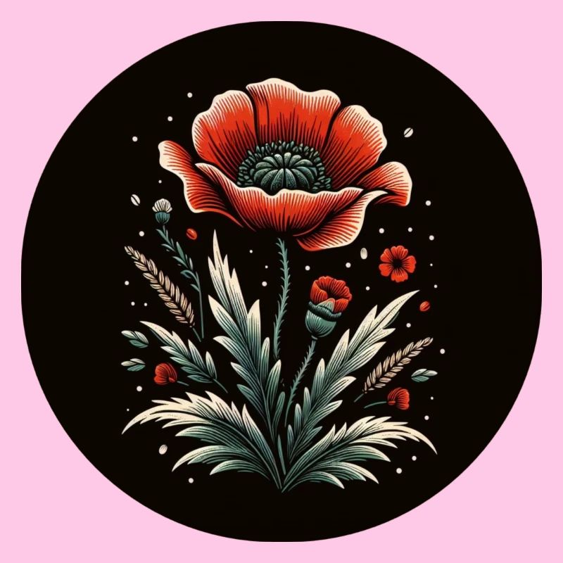 Mohnblume Blume Rot Natur