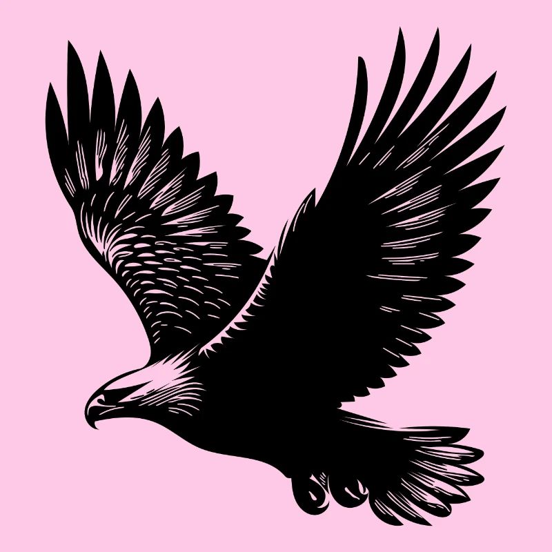 Aigle élégant sur d’immenses ailes
