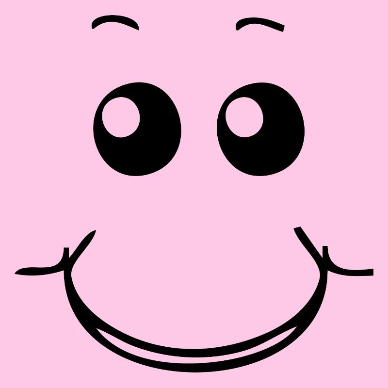 Visage souriant