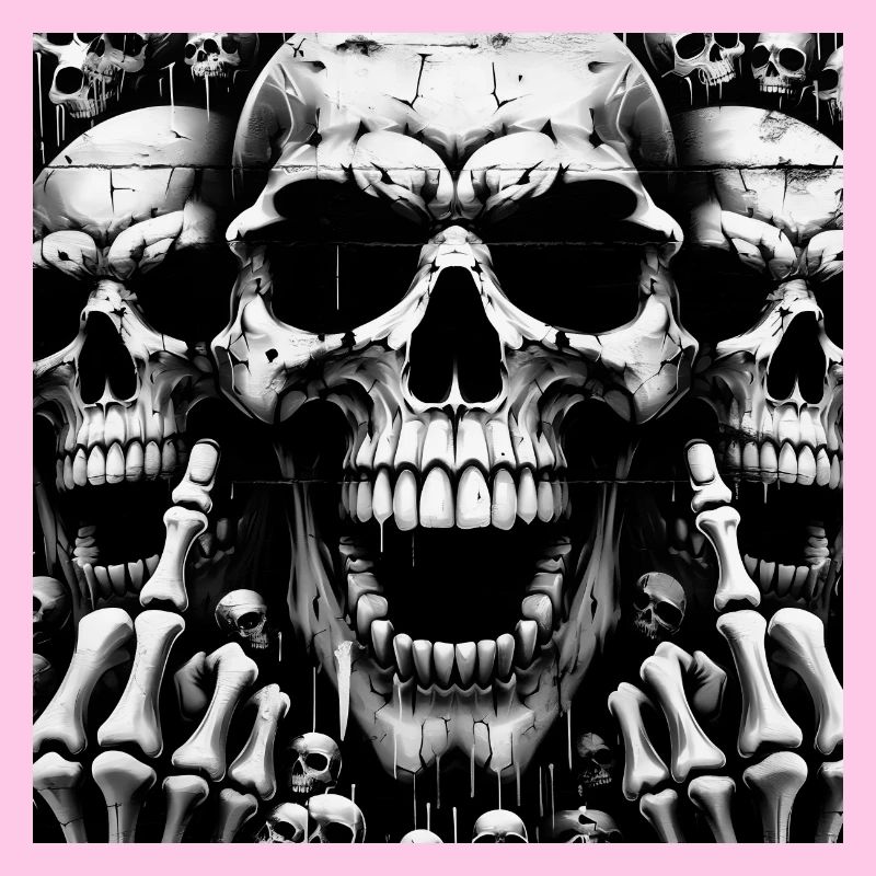Rock 'n' Roll-Design > Skelettköpfe Statement >