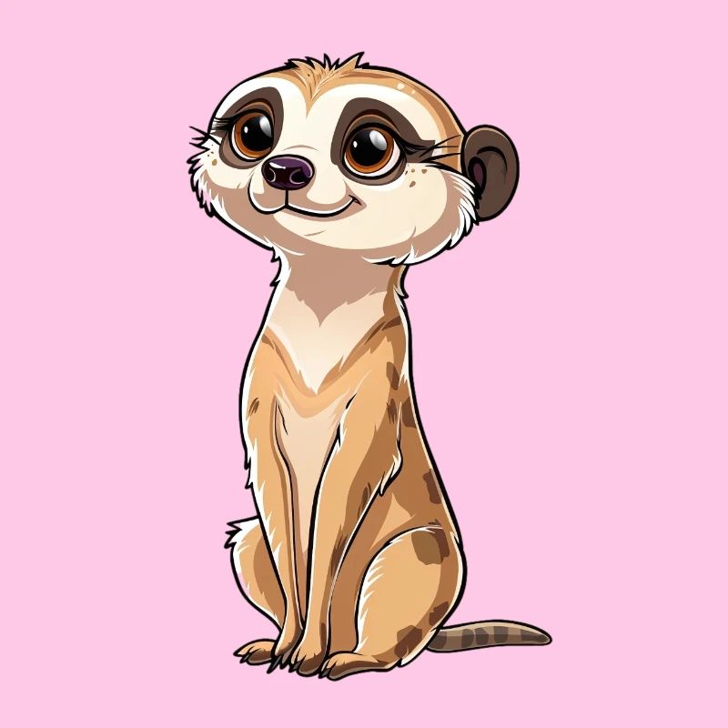 Verspielter Erdmännchen Blick