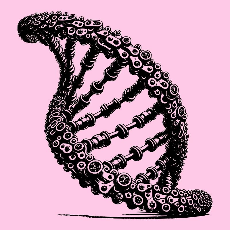 DNA Chain Twisted Technique Chain Links