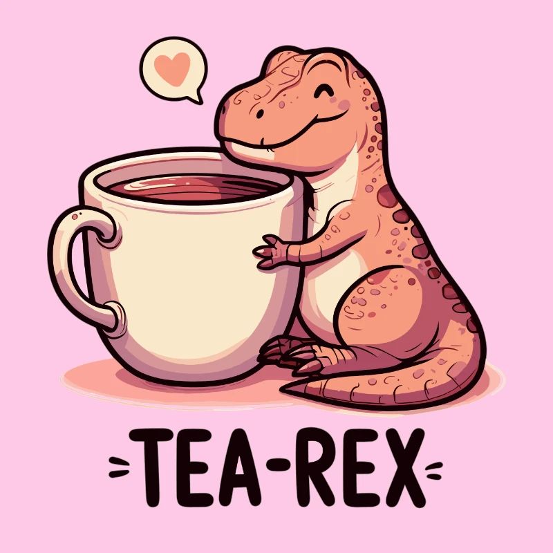 Tea Rex Tea Rex Tea Drinker Gift