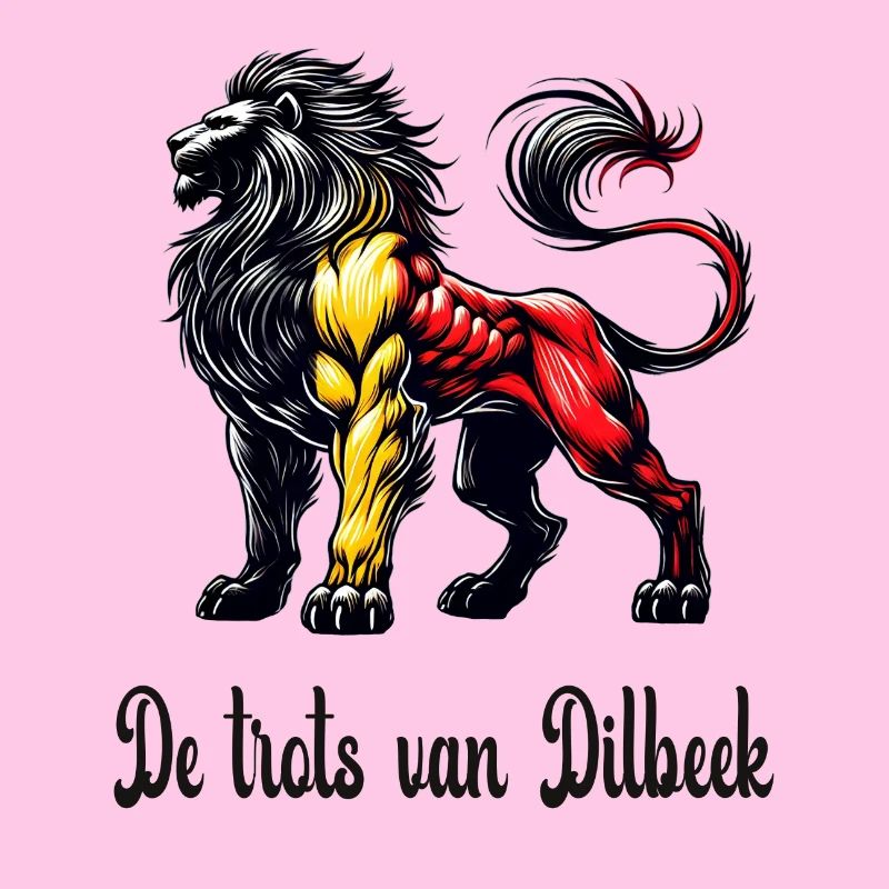Motif du drapeau lion de Dilbeek