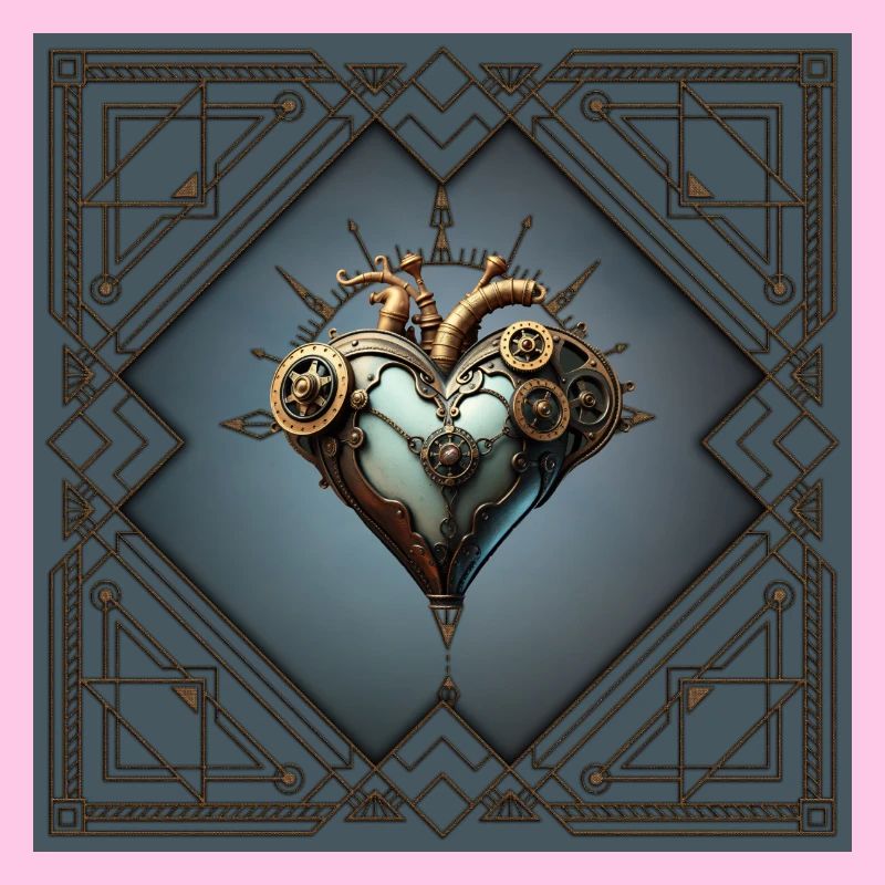 Fascinating steampunk heart