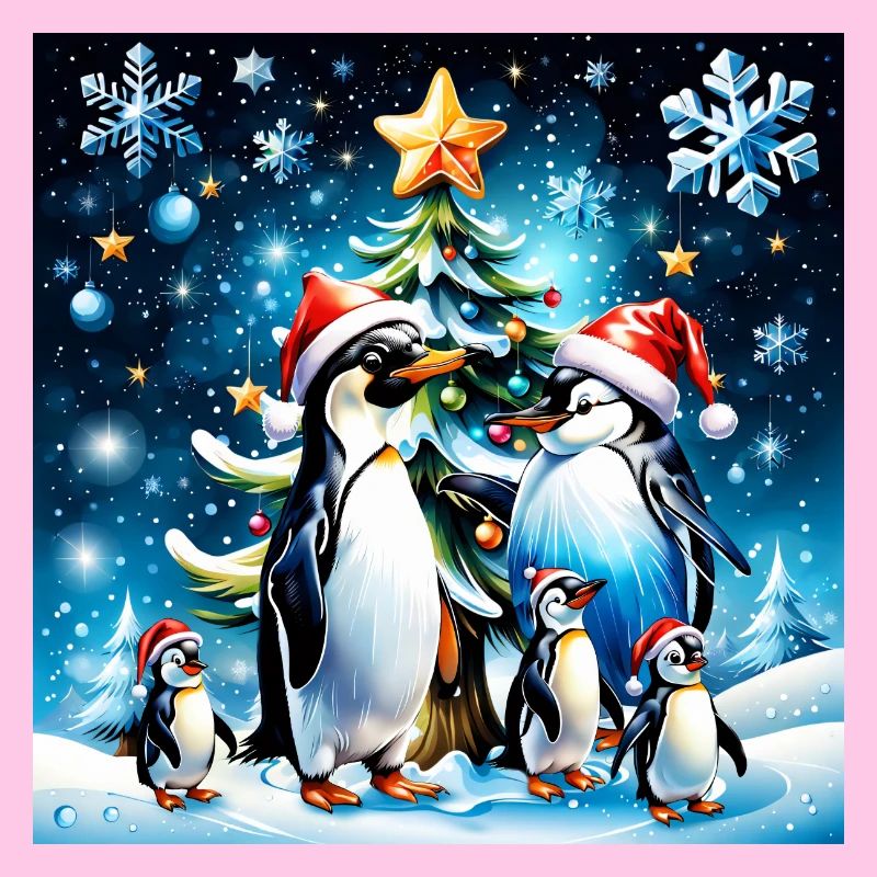 Pingouins mignons