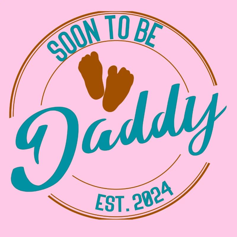 Soon to Be Daddy Geschenk für werdende Väter bunt
