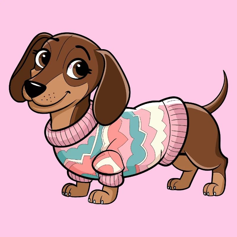 Pull douillet teckel