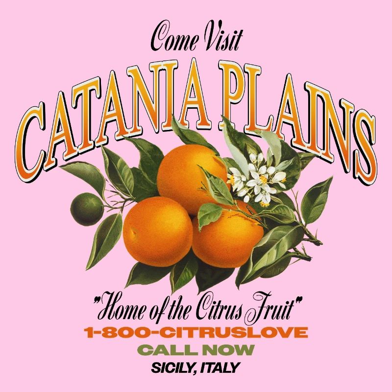 Plaines de Catane Design d’agrumes