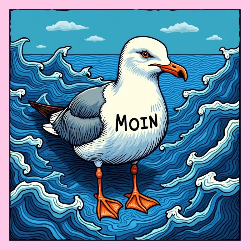 Einsame Möwe
