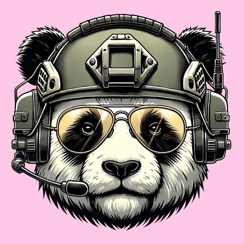 Panda Militär Armee Design