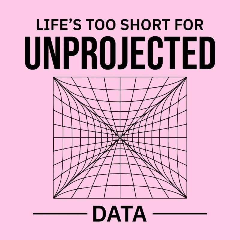 Unprojected Data GIS Cartography Mapping Error