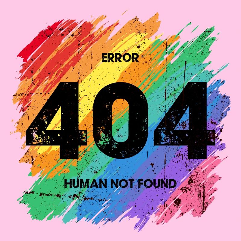 Lebendiger Regenbogen Fehler 404 Design