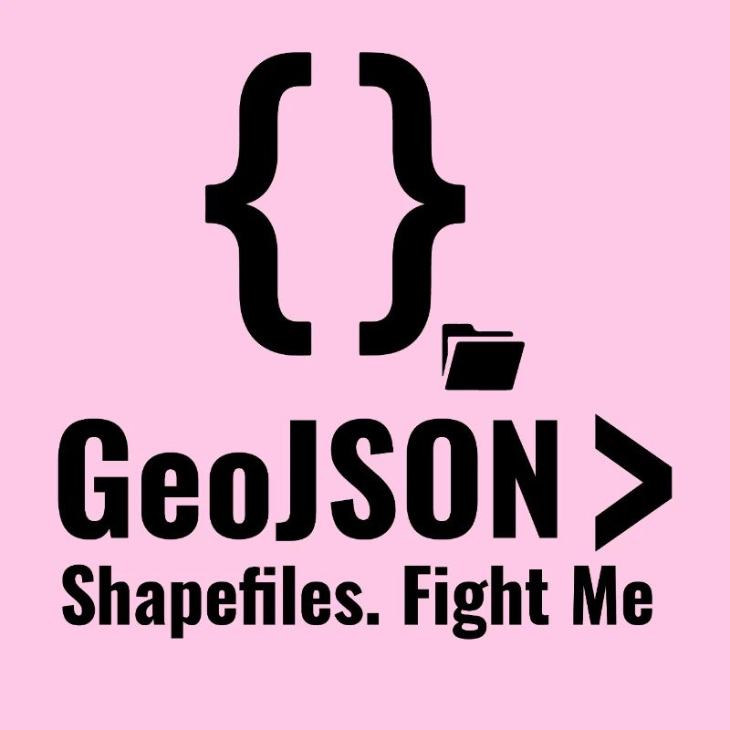 Debatte über GeoJSON-Shapefiles GIS-Datenformat