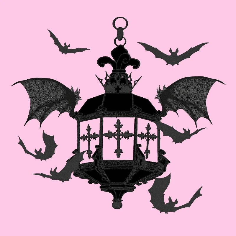 Goth laterne, fledermäuse