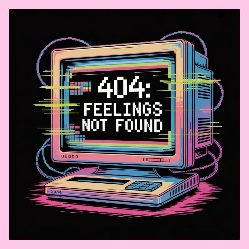 Retro Computer 404 No Feeling