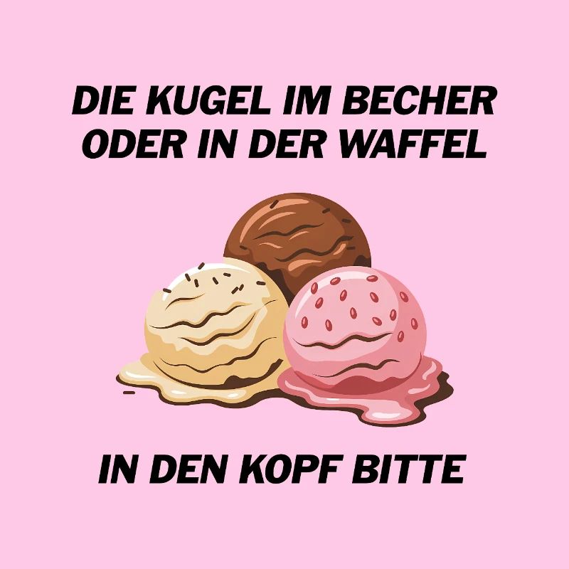 Die Kugel im Becher oder in der Waffel?