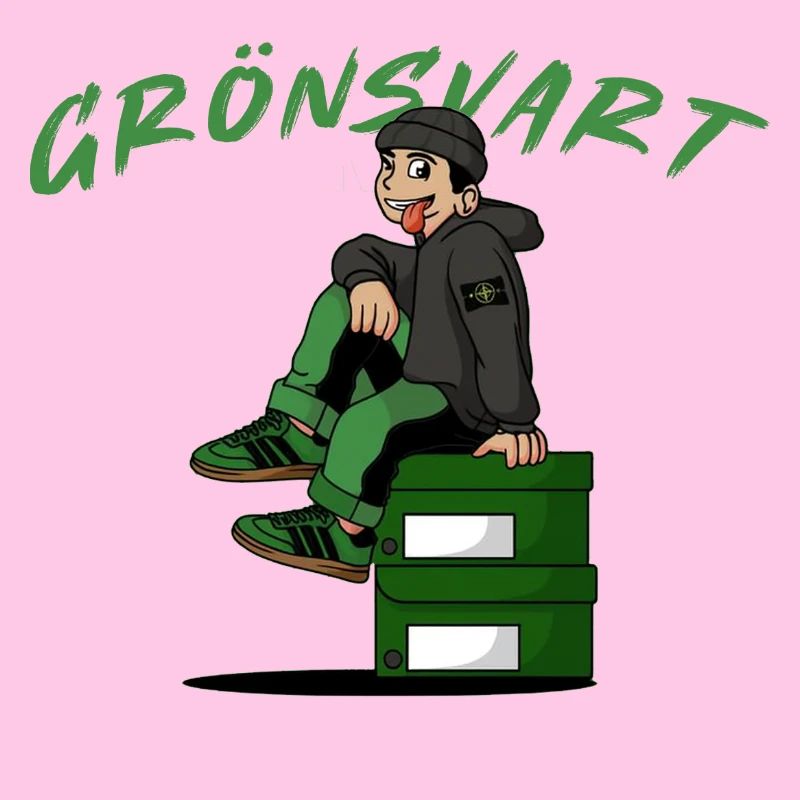 Grün-Schwarze Mode