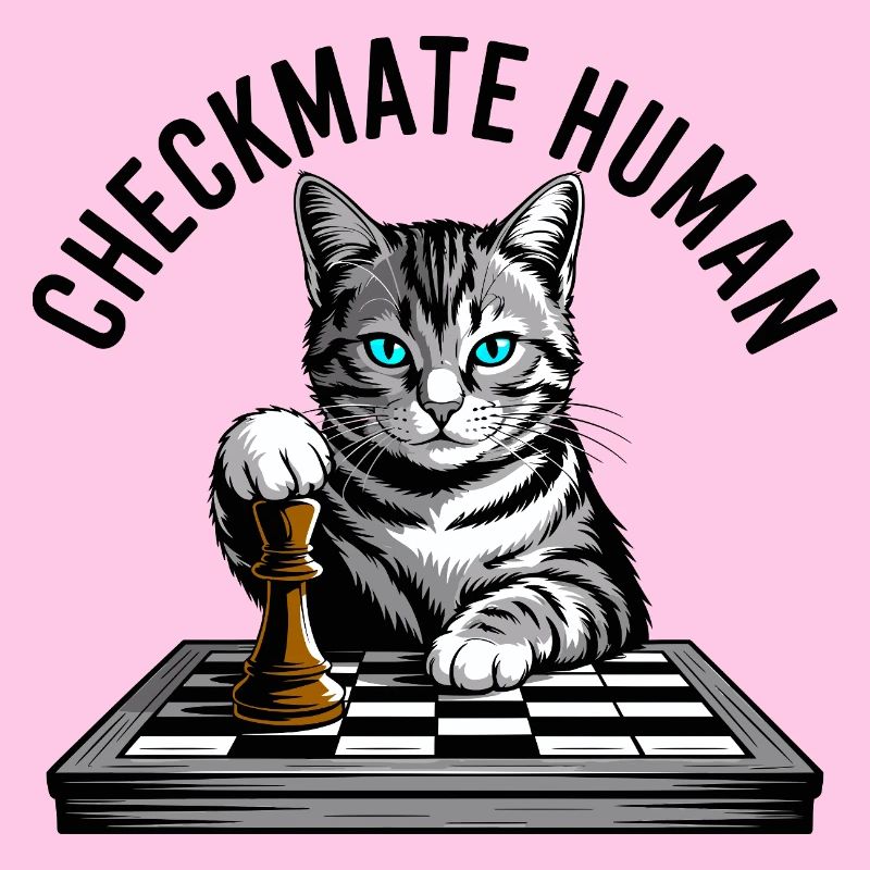 Checkmate Human Chess Cat