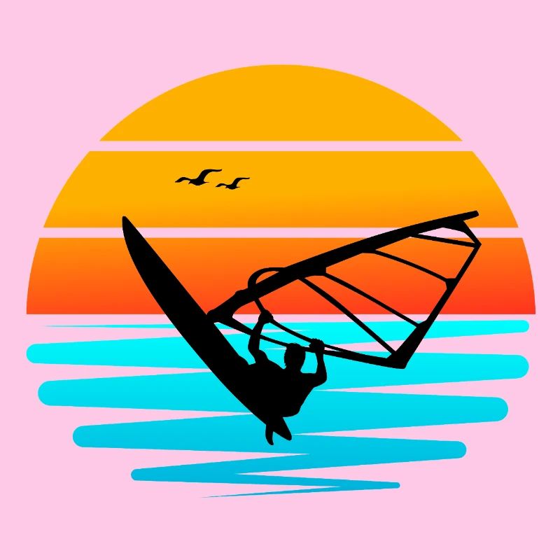 Windsurfing at Sunset