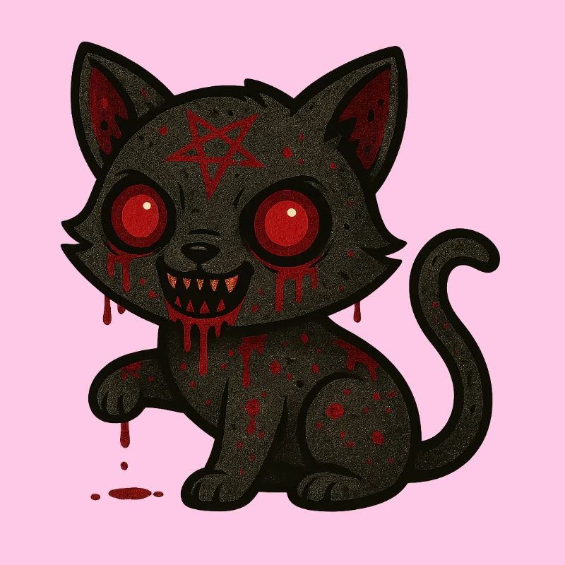 Chat Sombre Occulte