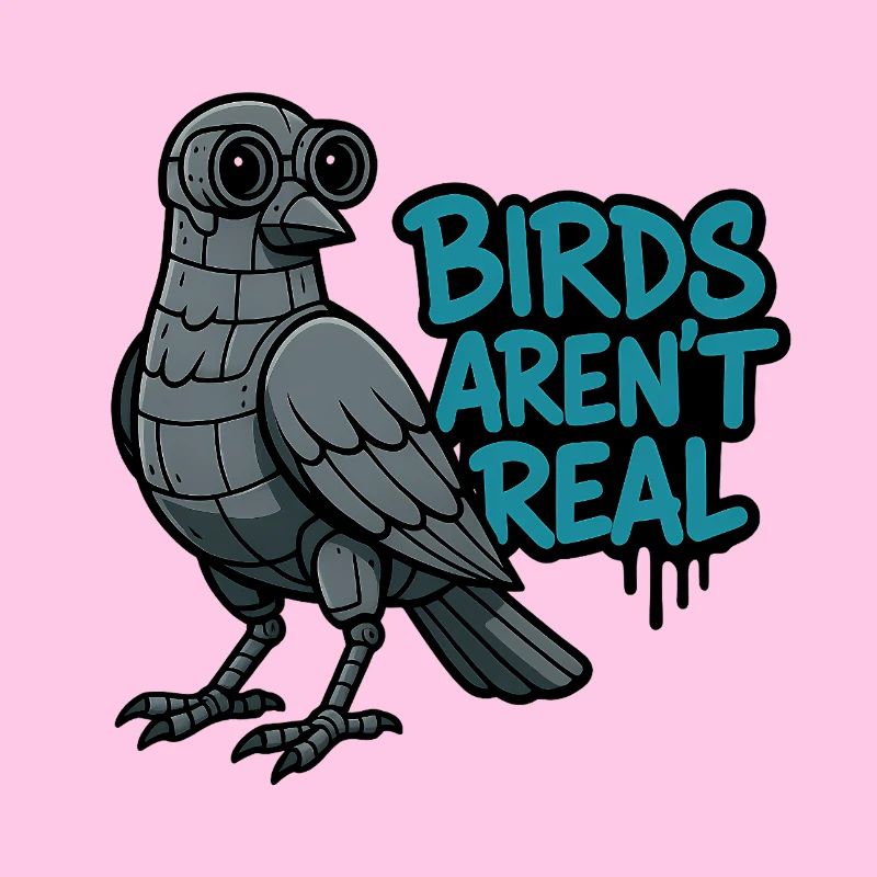 Birds Aren’t Real Roboter Vogel