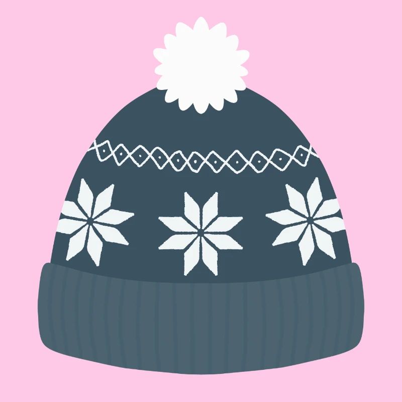 Nordic Snowflake Mütze