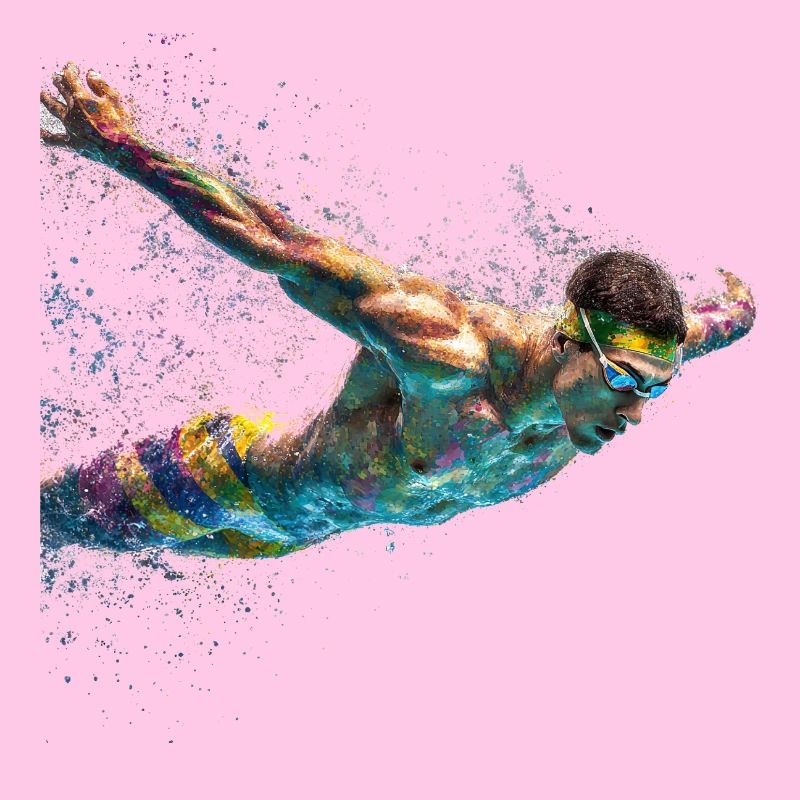 Paint Swirl Float Splash