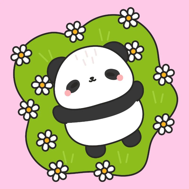 PandaCâlin Floral Vert