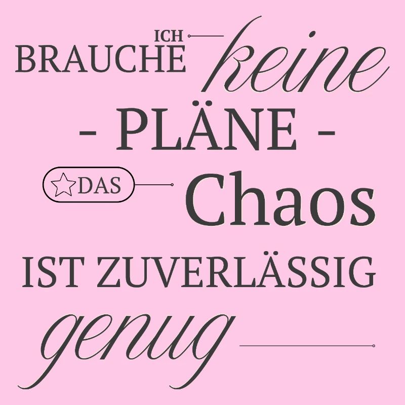 No plan, chaos is reliable enough
