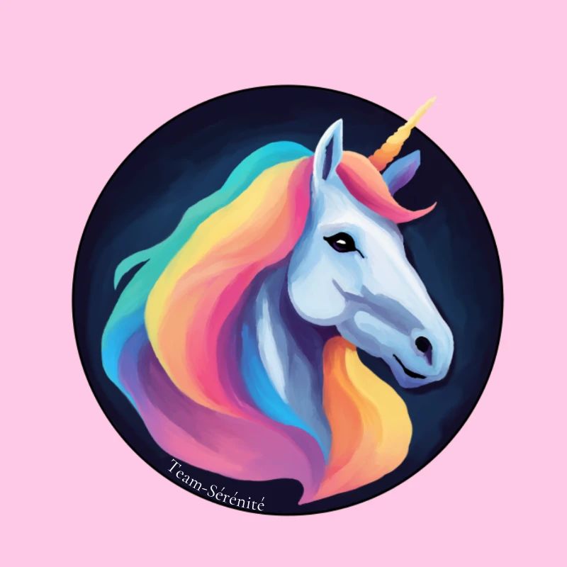 Licorne arc en ciel 