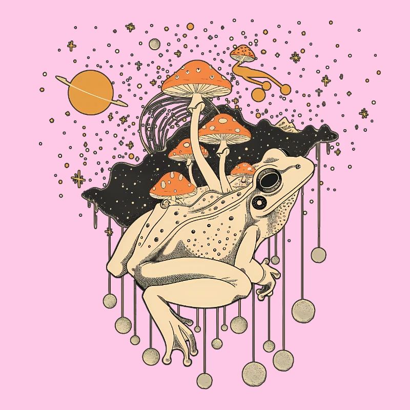 Cosmic Frog & Toadstools in the Universe
