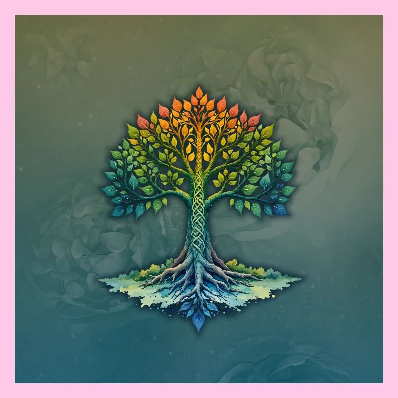 Geflochtener Regenbogenbaum