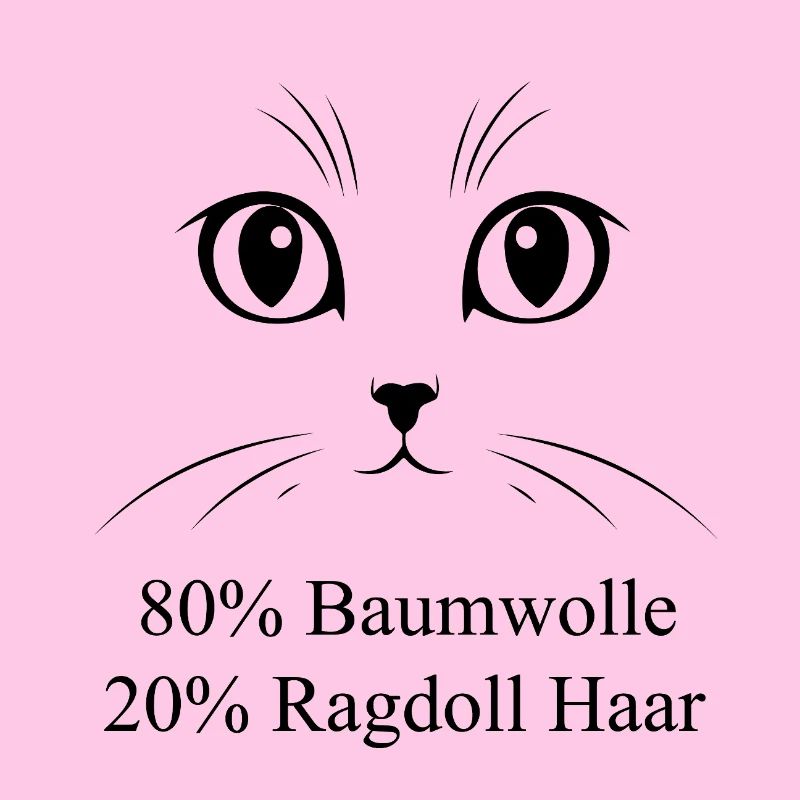 80 % coton, 20 % poils de chat, cadeau Ragdoll