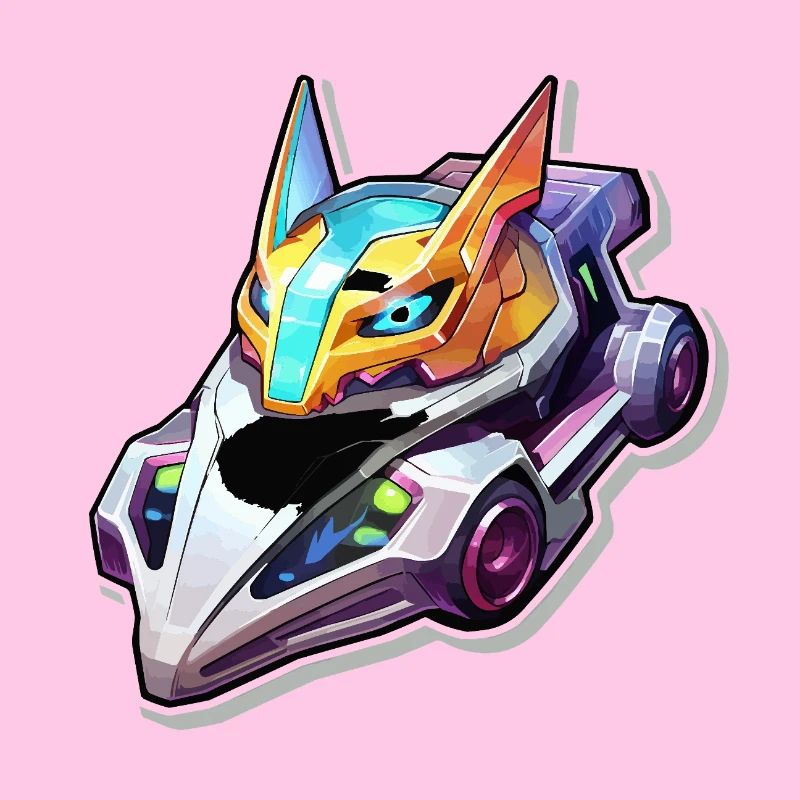 Casque de course néon style Dragon