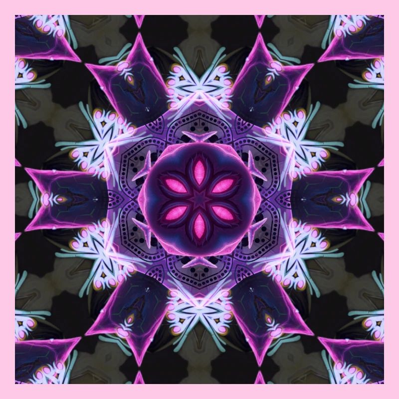 Neon Mandala Kaleidoskop