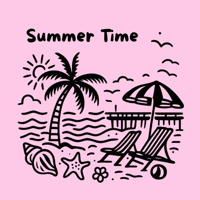 Conception de la plage